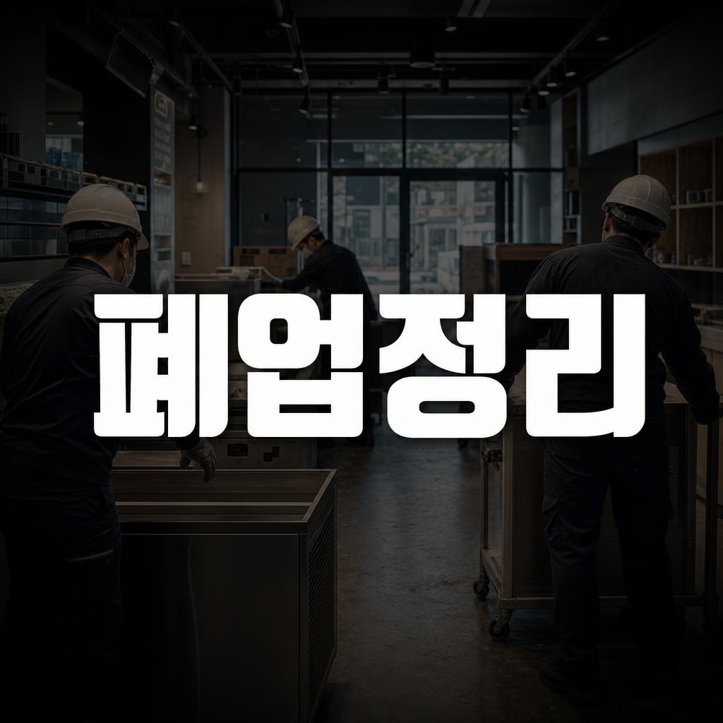 구리 폐업정리 - 올바른 정리